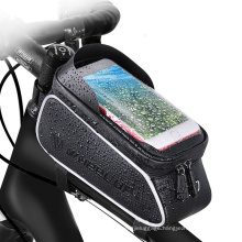 Custom Touch Screen Phone Case Storage Bike Frame Bag Bicycle Phone Mount Handlebars Bags